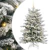 vidaXL Kunstmatige Inklapbare Kerstboom Wit 150 cm PE en PVC