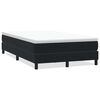 vidaXL Boxspring zonder matras fluweel zwart 120x220 cm