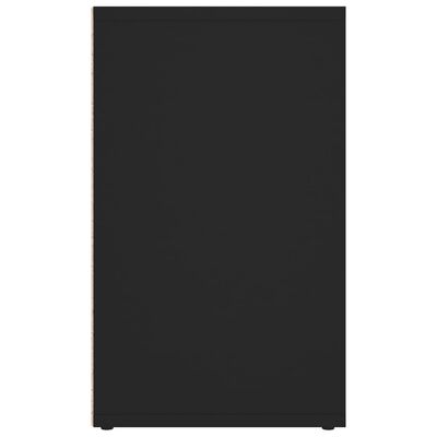 vidaXL Schoenenkasten 2 st 52,5x30x50 cm zwart