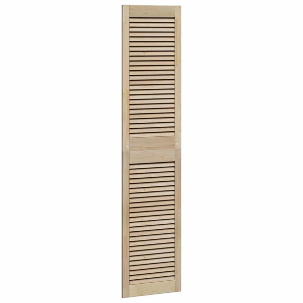 vidaXL Kastdeur 4 pcs Naturel 140.5 x 2.1 x 49.5 cm Massief grenenhout