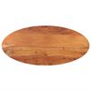 vidaXL Tafelblad ovaal 120x63,8,5 cm massief acaciahout
