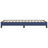 vidaXL Bedframe zonder matras 100x200 cm stof blauw