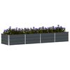 vidaXL Plantenbak Antraciet 320 x 80 x 45 cm Staal