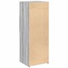 vidaXL Hoge kast 45x42,5x124 cm bewerkt hout grijs sonoma eikenkleurig