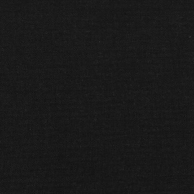vidaXL Hoofdbord 100x5x78/88 cm stof zwart