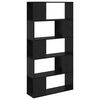 vidaXL Tv-meubelset 80 x 24 x 156 cm Zwart Bewerkt hout
