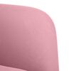 vidaXL Loveseat bank 109 cm fluweel roze