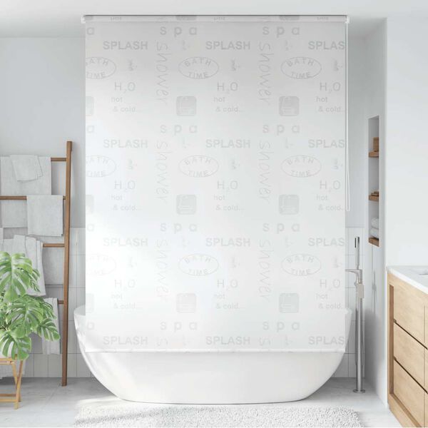 vidaXL Rolgordijn voor douche 140x240 cm splash