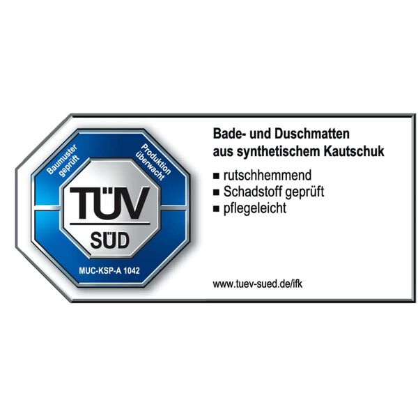 RIDDER Badmat anti-slip Promo wit