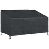 vidaXL Tuinbankhoes Zwart 160 x 100 x 61 / 89 cm 210D Oxford Stof