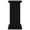 vidaXL Displaystand Zwart Eiken 31 x 30 x 60 cm Bewerkt hout