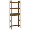 vidaXL Toiletrek 63x26x171 cm massief grenenhout honingbruin