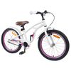 vidaXL Kinderfiets 22 Inch voor 7-12 jaar oud Wit