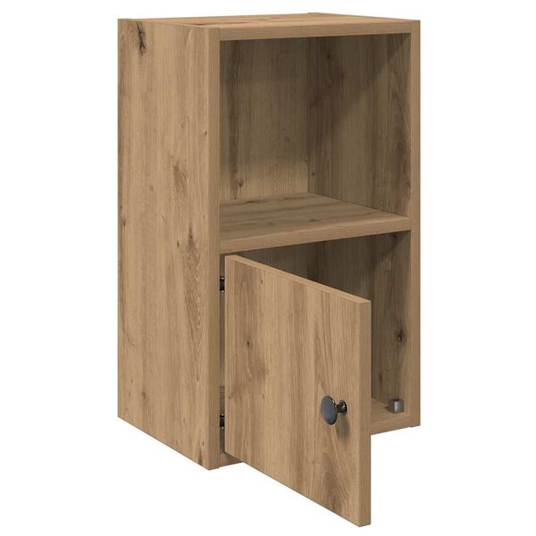 vidaXL Boekenkast 31x24x52 cm bewerkt hout artisanaal eikenkleurig