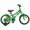vidaXL Kinderfiets 14 Inch voor 3-5 jaar oud Groen