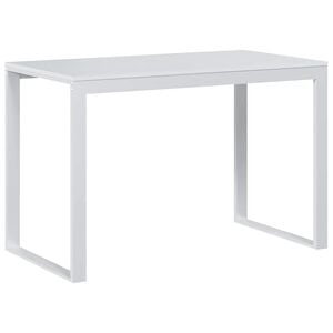 vidaXL Computerbureau 110x60x73 cm spaanplaat wit
