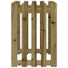 vidaXL Plantenbak verhoogd hekontwerp 100x50x70 cm ge&iuml;mpregneerd hout