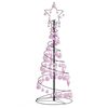 vidaXL LED-kerstboom met kerstballen 80 LEDs warm wit 120 cm