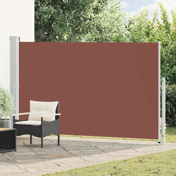 vidaXL Tuinscherm uittrekbaar 180x300 cm bruin