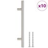 vidaXL Handvatten 10 st 160 mm roestvrij staal zilverkleurig
