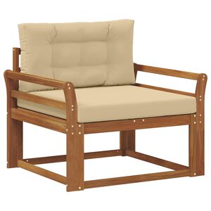 vidaXL Buiten Midden Sofa Naturel