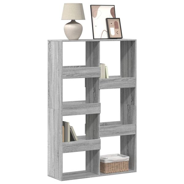 vidaXL Boekenkast 100x33x155,5 cm bewerkt hout grijs sonoma eiken