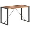 vidaXL Eettafel 120x60x75 cm massief hout