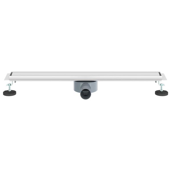vidaXL Doucheafvoer 2-in-1 met 360&deg; Sifon Zilver 70 cm