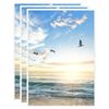 vidaXL Fotolijsten 3 st voor wand of tafel 29,7x42 cm MDF wit