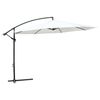 vidaXL Hangende Zonneparasol Wit