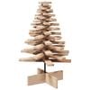 vidaXL Kerstdecoratie kerstboom 80 cm massief grenenhout