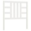 vidaXL Hoofdbord 96x4x100 cm massief grenenhout wit