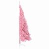 vidaXL Kunstmatig Voorverlicht Kerstboom met 300 LED Roze 180 cm PVC