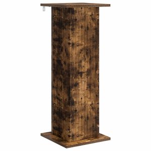 vidaXL Plantenstandaard Gerookt eiken 30,5 x 30 x 80,5 cm Bewerkt hout