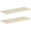 vidaXL Raamkozijnen 2 st Wit 110 x 40 x 2 cm Massief Eikenhout