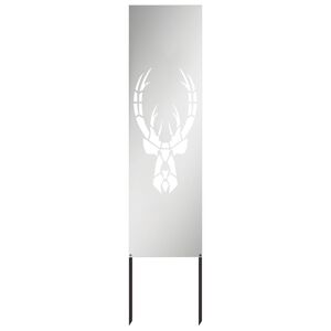 vidaXL Tuin Privacy Screen Zilver 32 x 140 cm Gegalvaniseerd staal
