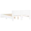 vidaXL Bedframe met hoofdeinde wit 140x200 cm