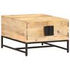 vidaXL Salontafel 67x67x45 cm massief mangohout
