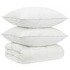 vidaXL 90% ganzen dons dekbedset FULDA 3 st 220 x 240 cm 310 GSM Wit