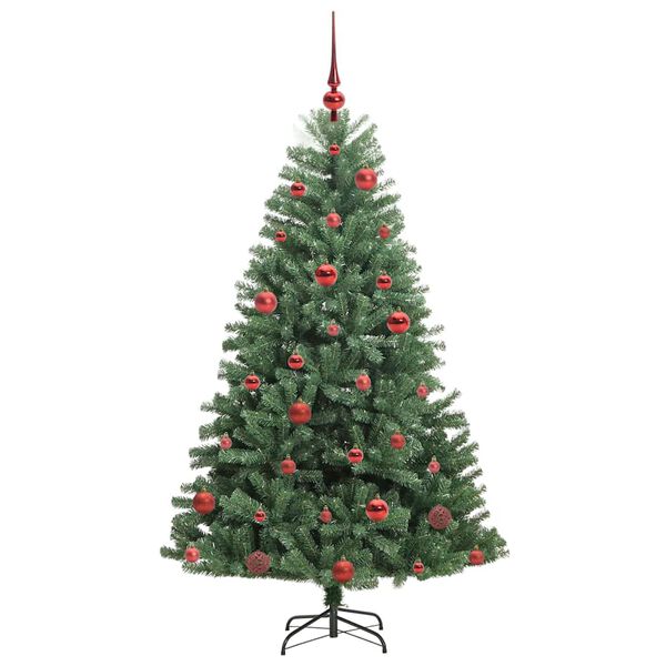 vidaXL Kunstmatige Inklapbare Kerstboom Groen 150 cm PVC en Metaal