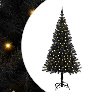 vidaXL Kerstboom Zwart 120 cm PVC