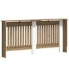 vidaXL Radiatorafdekking Artisan Eiken 172 x 19 x 81,5 cm Bewerkt hout