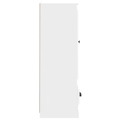 vidaXL Hoge kast 36,35,5x103,5 cm bewerkt hout wit