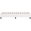 vidaXL Bedframe kunstleer wit 90x190 cm