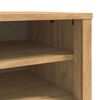 vidaXL Hal bank FLORO Wasbruin 115 x 40 x 45 cm Massief Vurenhout