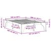 vidaXL Bedframe Wit 160 x 200 cm Massief grenenhout