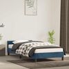 vidaXL Bedframe zonder matras 90x190 cm fluweel donkerblauw