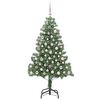 vidaXL Kerstboom met 300 LED met standaard Groen 180 cm PVC