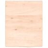 vidaXL Wandschap 40x50x2 cm onbehandeld massief eikenhout