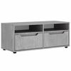 vidaXL Tv-meubel VISNES 100x40x38 cm bewerkt hout betongrijs